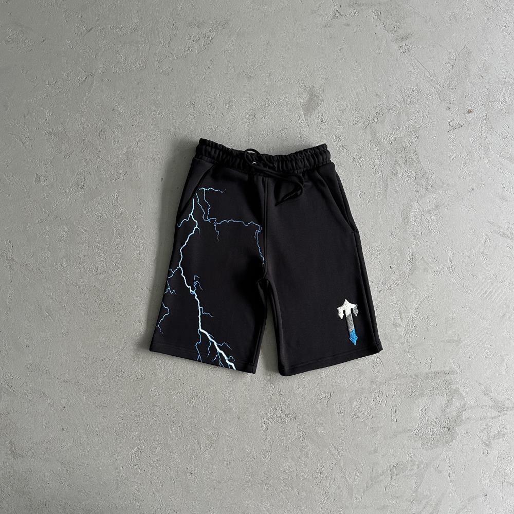 Trapstar Lightning Short Set - Red/Blue Ironleague