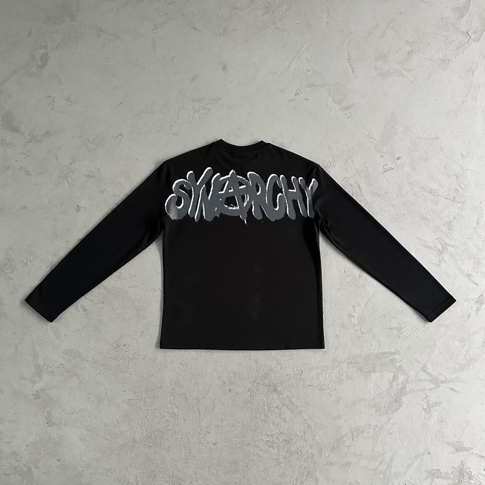 Syna Long Sleeve - Black/Grey Ironleague