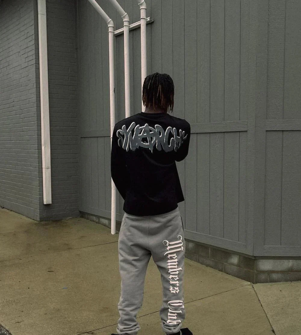 Syna Long Sleeve - Black/Grey Ironleague