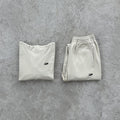 Corteiz Woosh Open Hem Set - Cream Ironleague