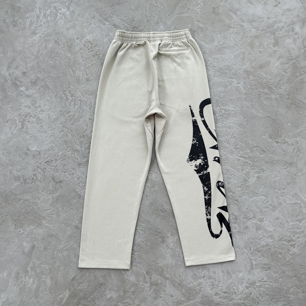 Corteiz Woosh Open Hem Set - Cream Ironleague