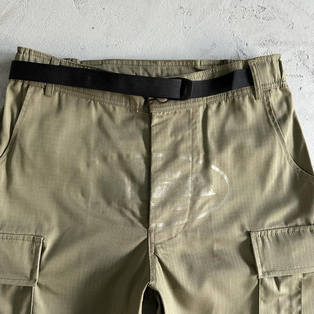 Corteiz Logo Patch Cargo Pants - Military Green Ironleague