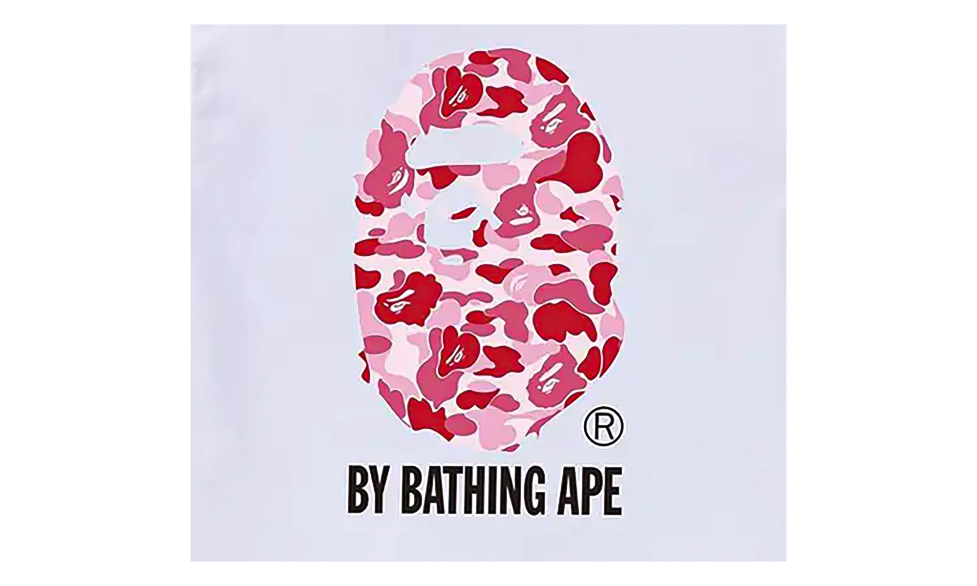 BAPE ABC Camo By Bathing Ape Tee White / Pink 1J30 110 006 WHITE PINK