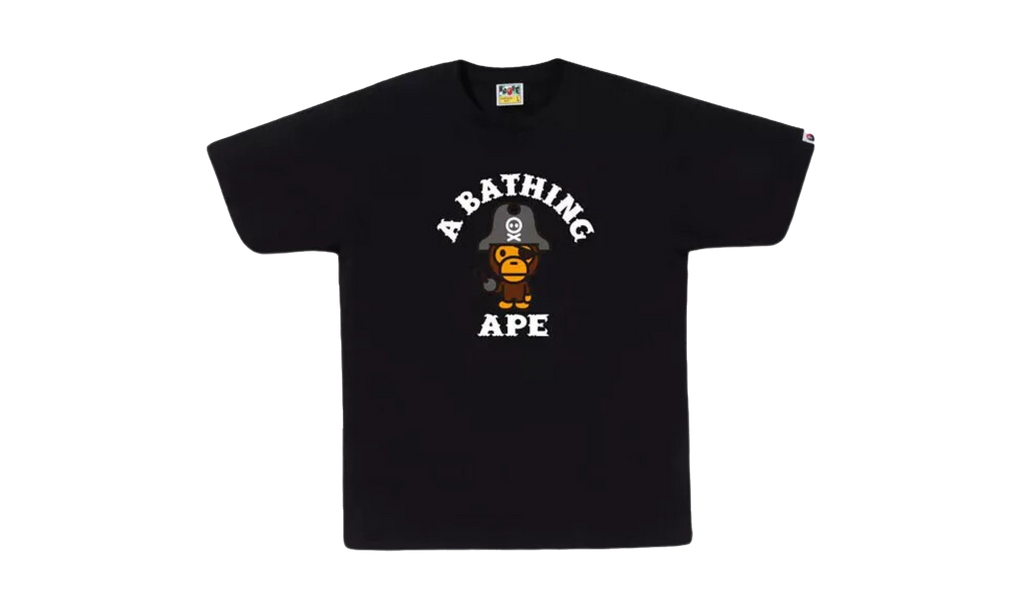 BAPE Milo Pirate Tee BLACK 4J70110003