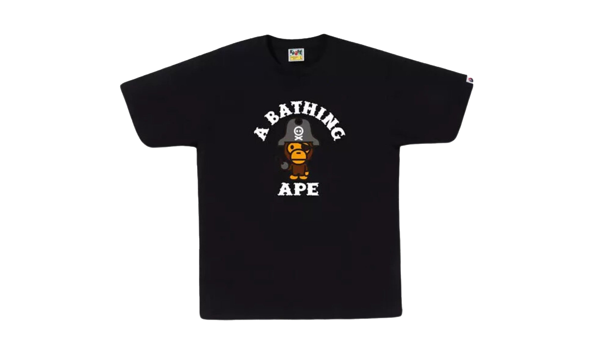 BAPE Milo Pirate Tee BLACK 4J70110003