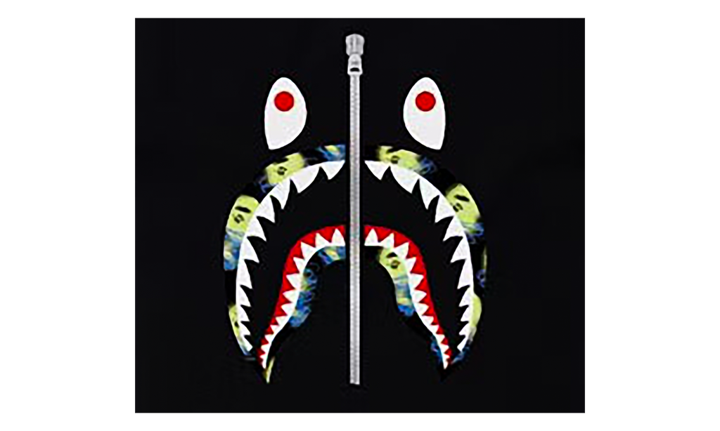BAPE Storm Shark Tee Black / Black BAPE006