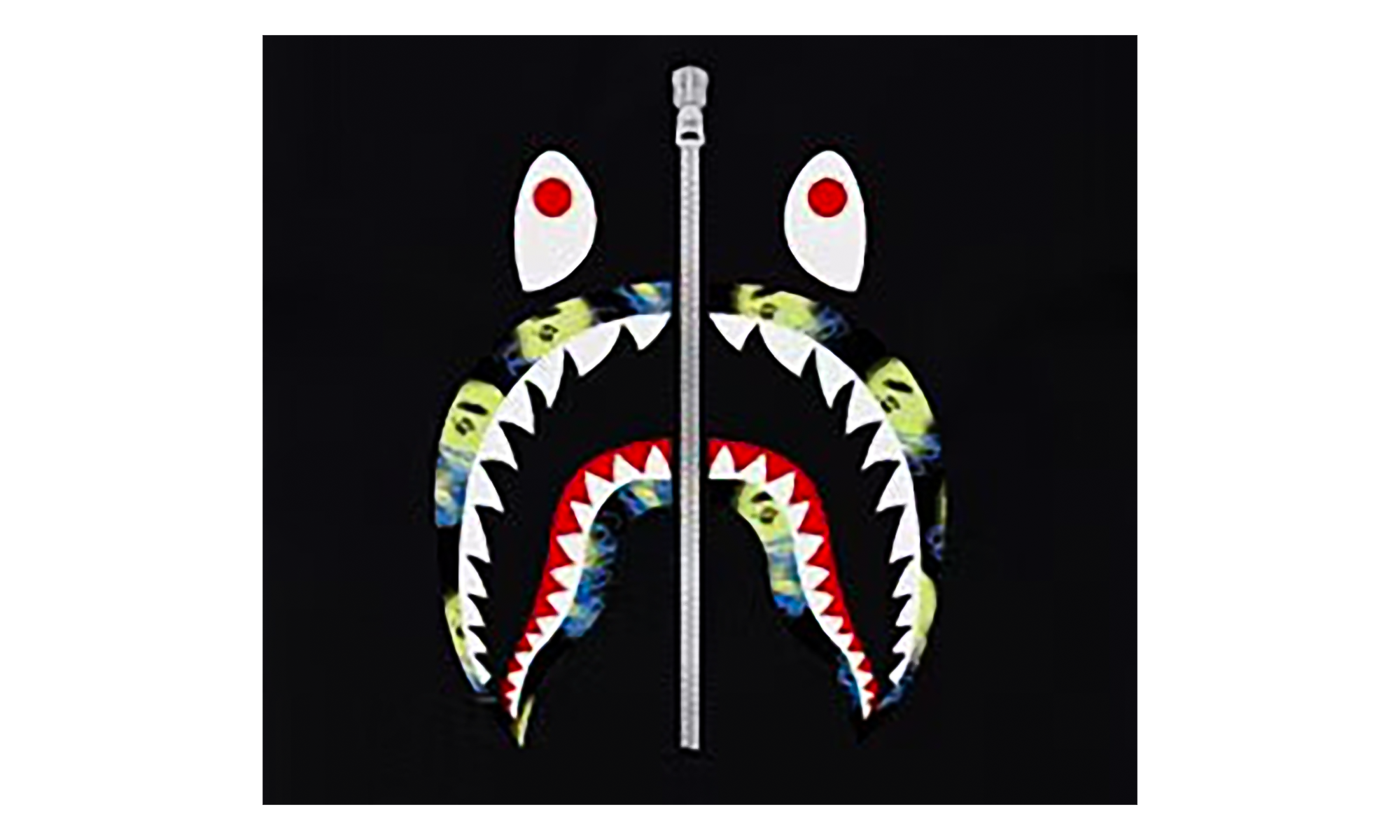 BAPE Storm Shark Tee Black / Black BAPE006