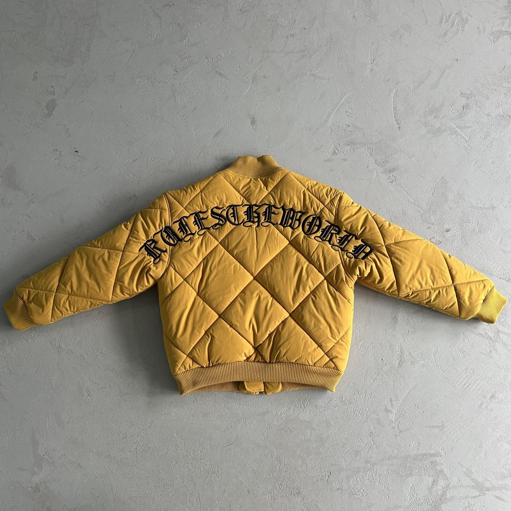 Corteiz Olde English Bomber Jacket - Yellow Ironleague