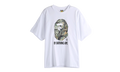 BAPE Tree Edge Camo By Bathing Ape Relaxed Fit Tee White 1L80110304 WHT