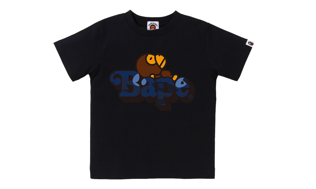BAPE BAPE Color Camo Milo On Bape Tee Black Blue BAPE016