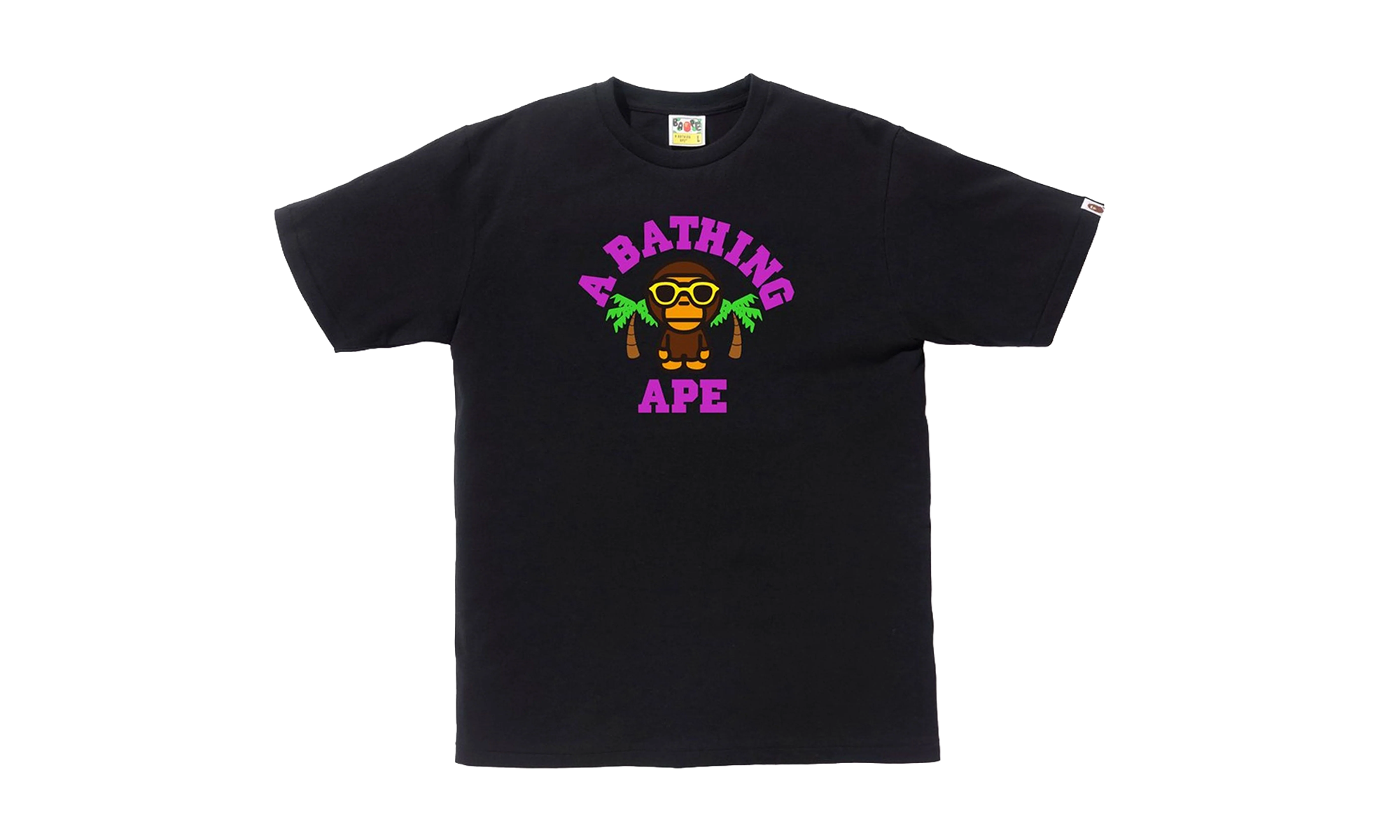 BAPE Milo College Summer Tee Black BAPE SS18 106