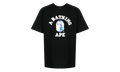 BAPE Tie Dye College Tee Black / Multicolor 1TEI 301 034 BLACK MULTICOLOR