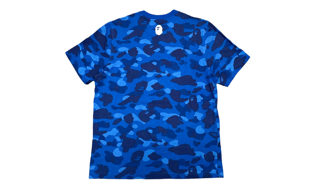 BAPE BAPE x Adidas Adicolor Short Sleeve T-Shirt Blue Camo BAASSTSB