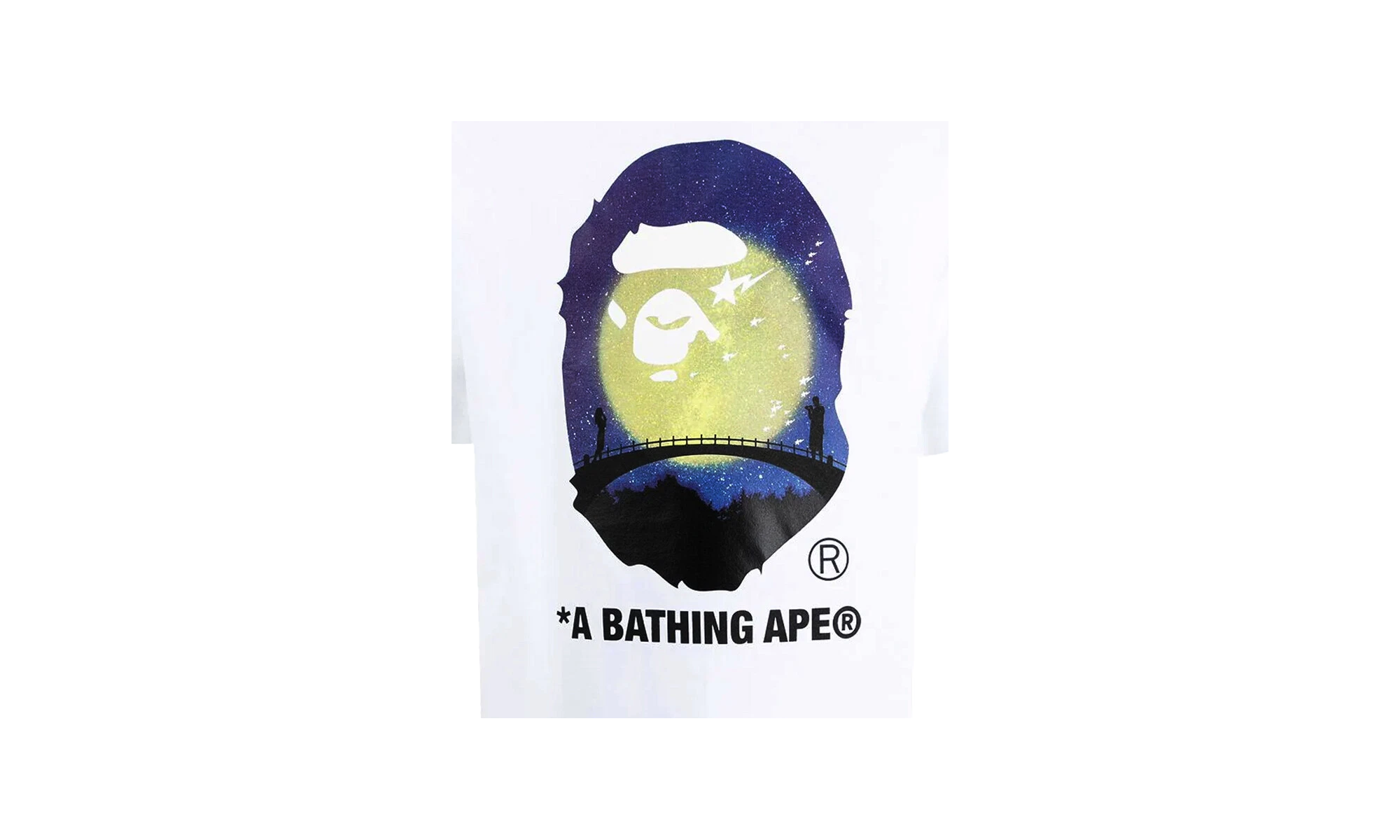 BAPE Milo Go Pirate Tee White 4H70110004