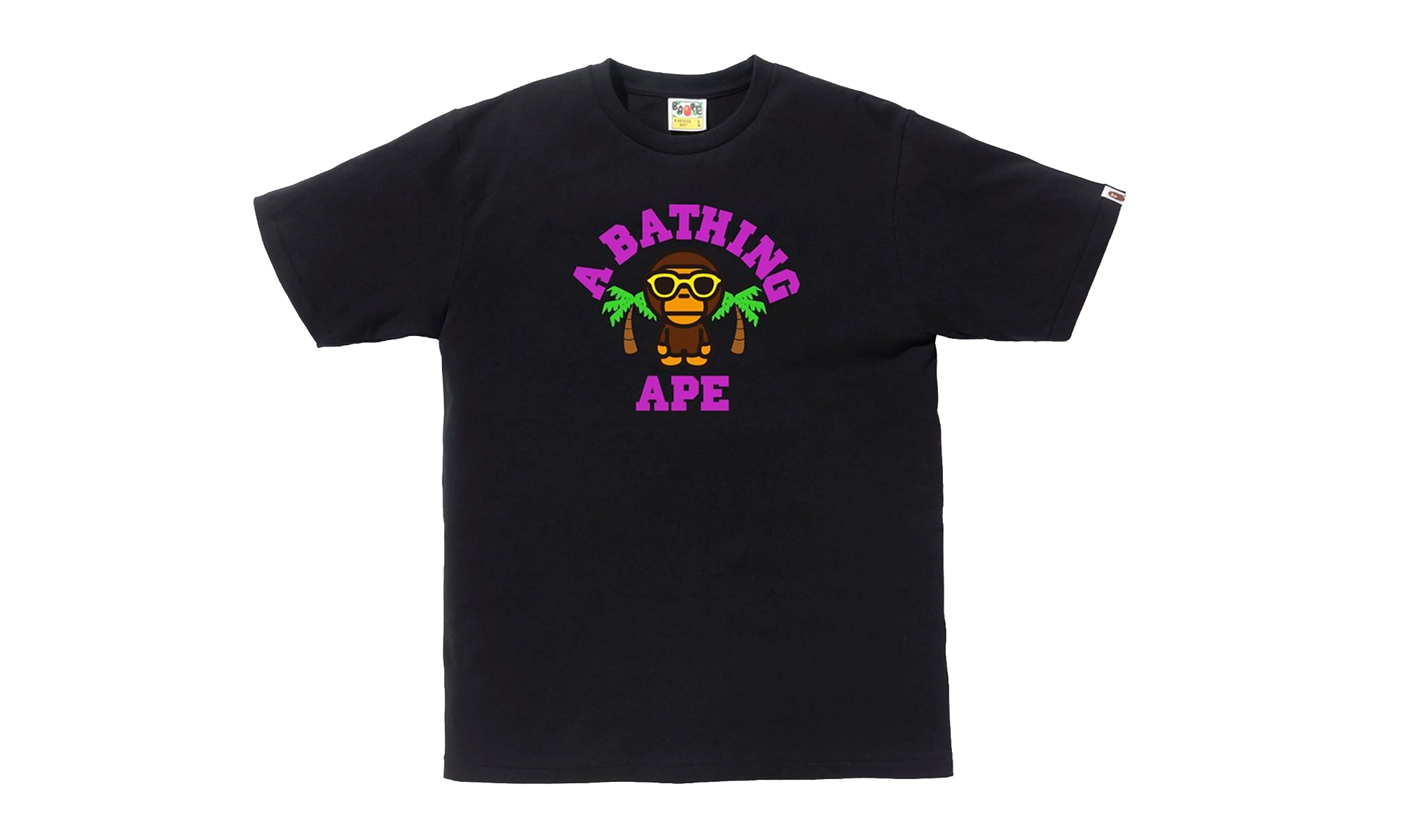 BAPE Milo College Summer Tee Black BAPE SS18 106