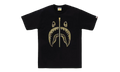 BAPE Bitmap Shark Tee Black 1K80 110 040 BLACK