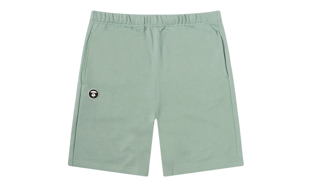 BAPE AAPE One Point Fleece Shorts Green 9G00B8X0