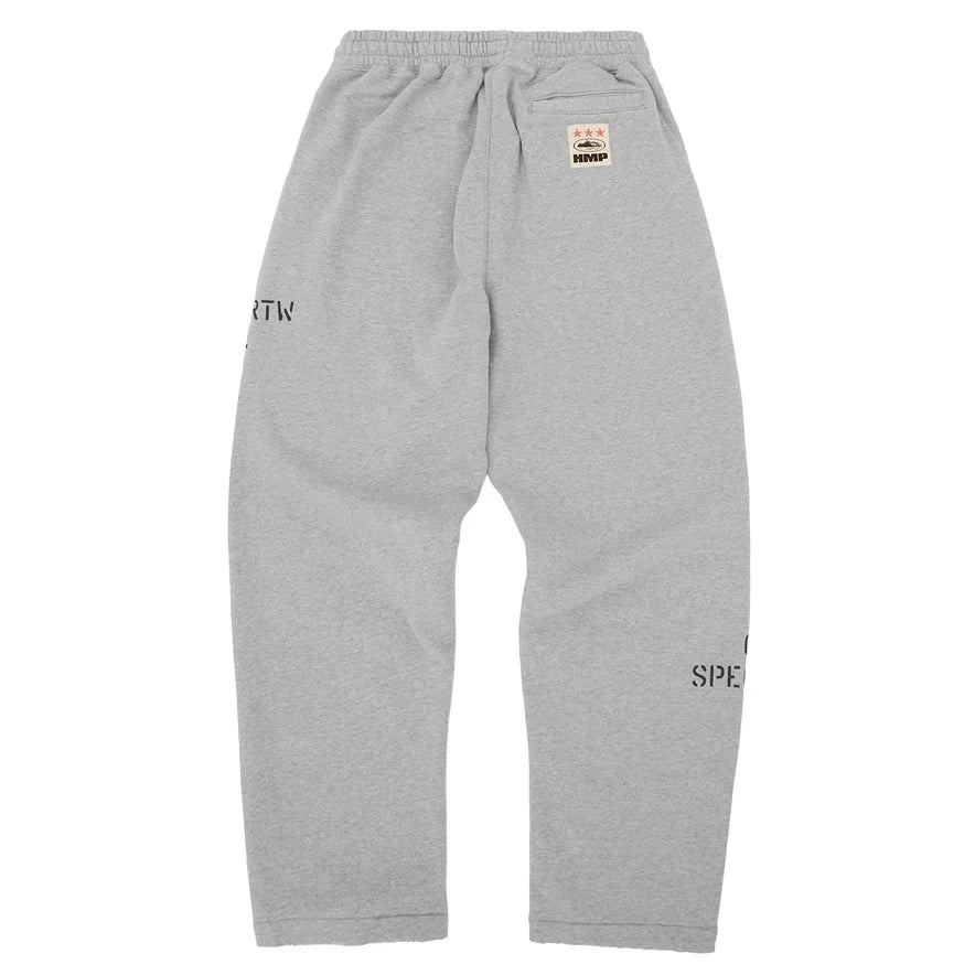 Corteiz Hmp Stencil Crewneck Set - Grey Ironleague