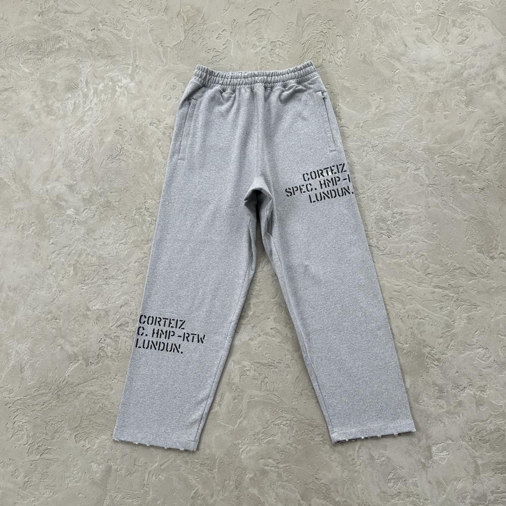 Corteiz Hmp Stencil Crewneck Set - Grey Ironleague