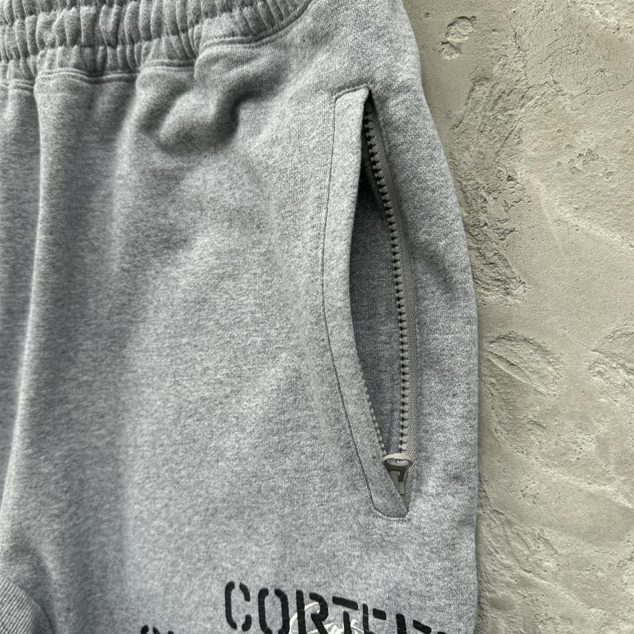 Corteiz Hmp Stencil Crewneck Set - Grey Ironleague