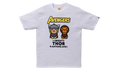 BAPE MARVEL THOR SHIRT White BAPE030