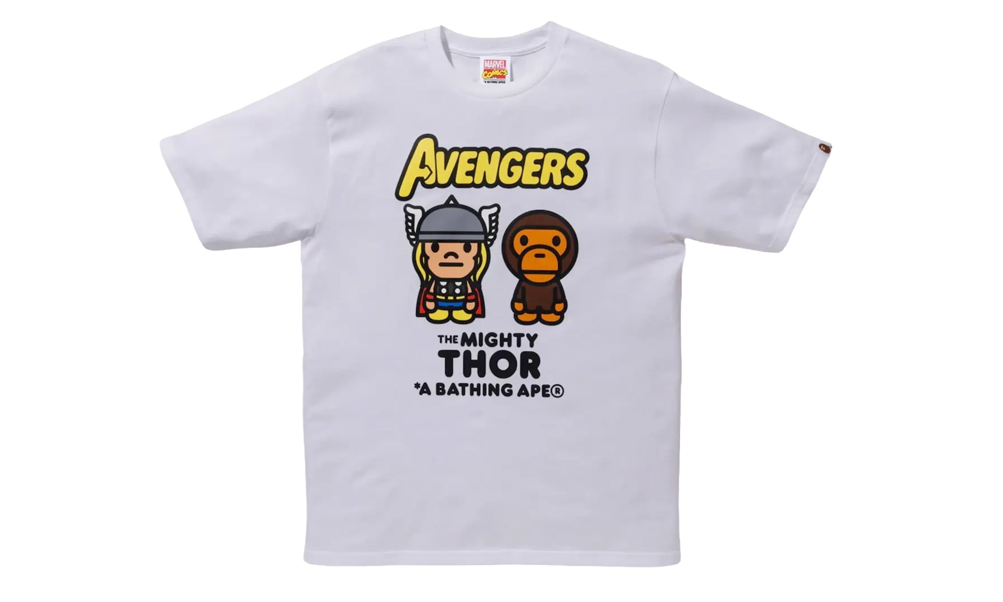 BAPE MARVEL THOR SHIRT White BAPE030