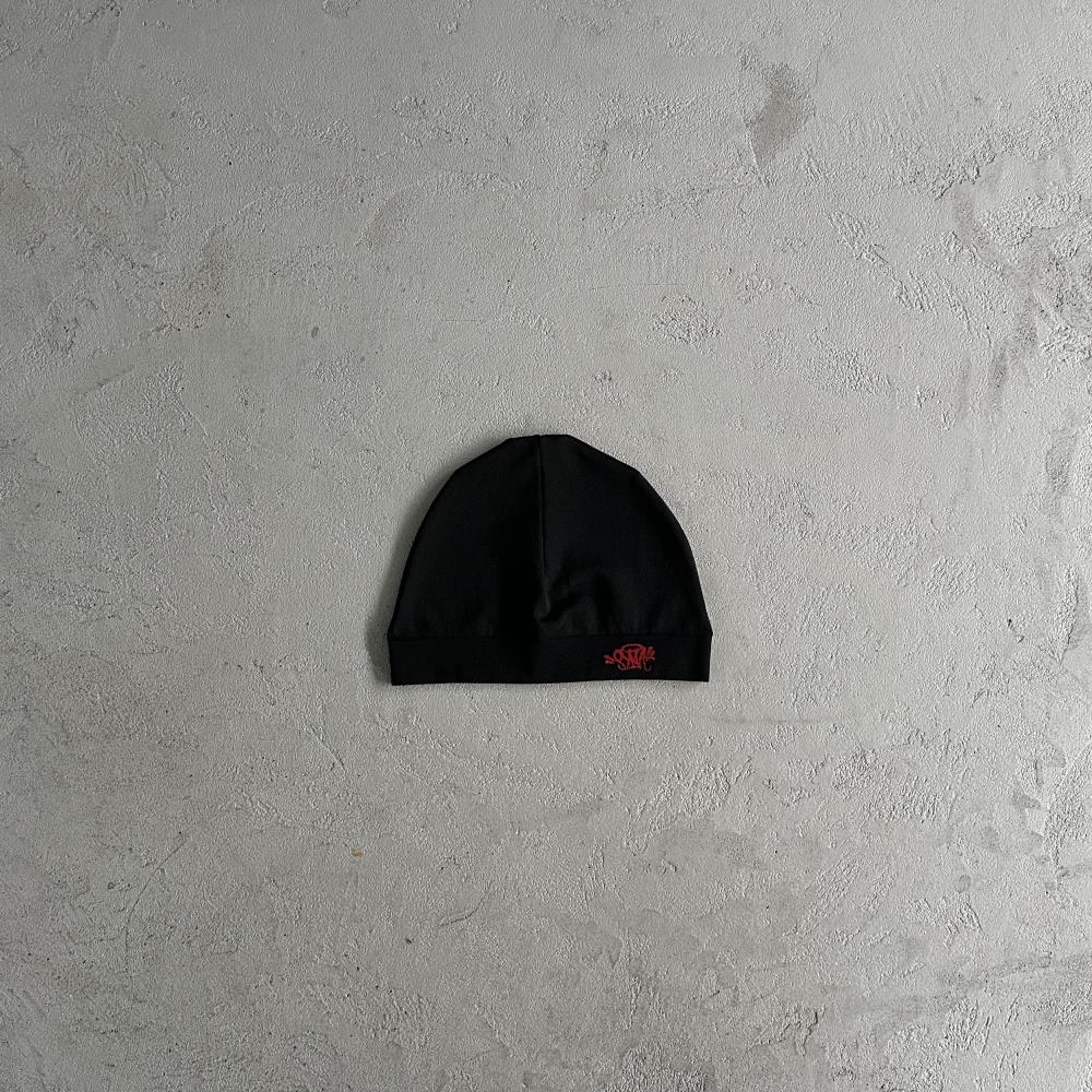 Syna Skull Cap - Black/Red Ironleague