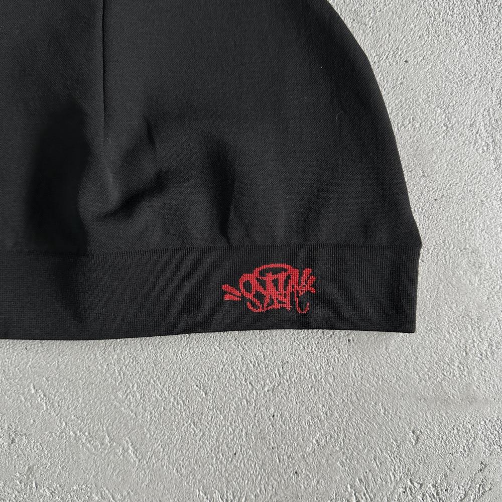 Syna Skull Cap - Black/Red Ironleague
