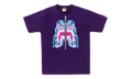 BAPE Colors Tiger T-Shirt Purple 1J30 110 057
