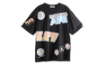 BAPE Multi Archive Motif Relaxed Fit Tee Black 1M30109005 BLK