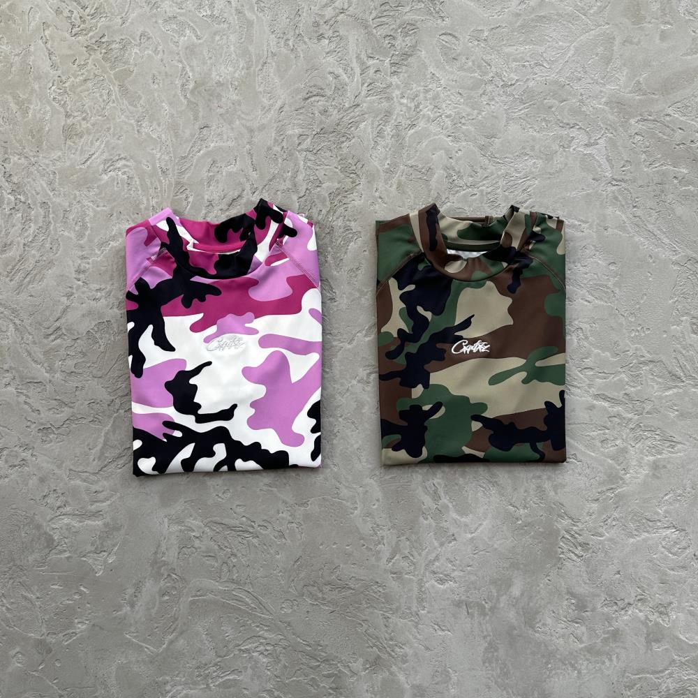 Corteiz Litework Compression Top - Camo Ironleague