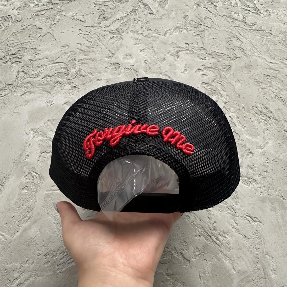 Syna Trucker Cap - Black/Red Ironleague