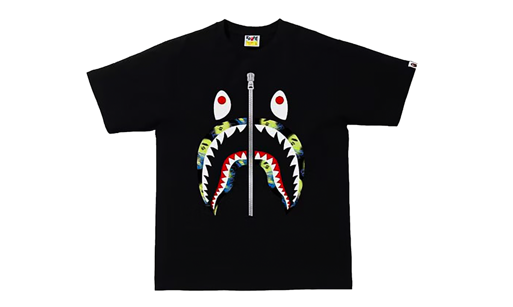 BAPE Storm Shark Tee Black / Black BAPE006