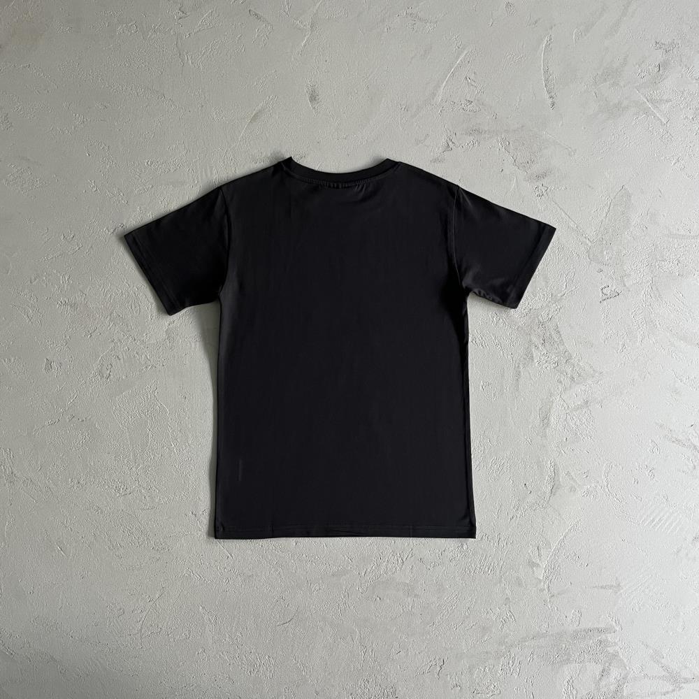 Trapstar Script Fade T-Shirt - Black/Blue Ironleague