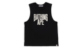 BAPE A Bathing Ape 'Summer' Cutoff Tee Black RA 1023