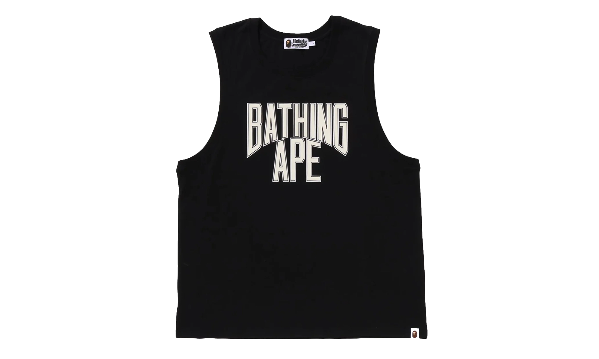 BAPE A Bathing Ape 'Summer' Cutoff Tee Black RA 1023