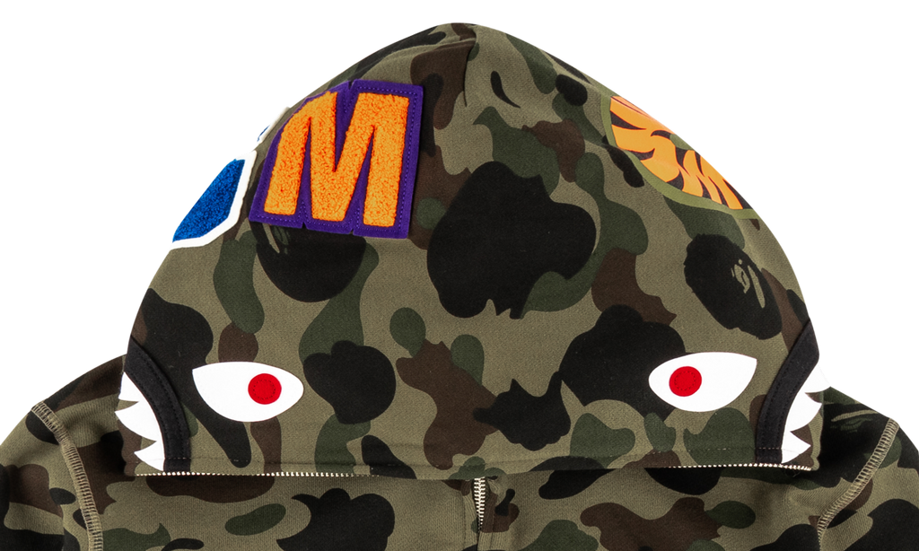 BAPE 1st Camo Shark Full Zip Hoodie