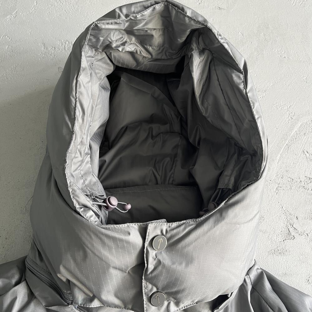 Trapstar Shooters Detachable Hooded Puffer - Grey Ironleague