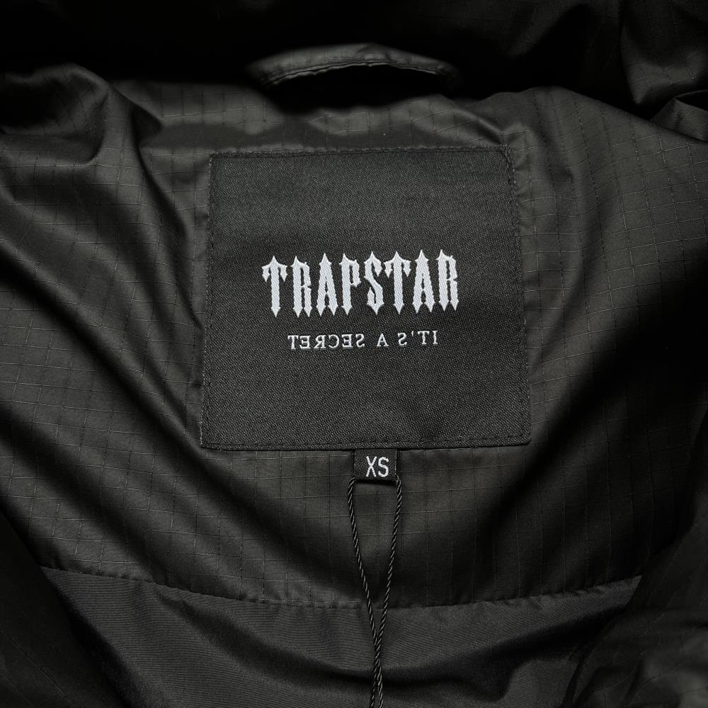 Trapstar Shooters Hooded Puffer -Black/Reflective Ironleague