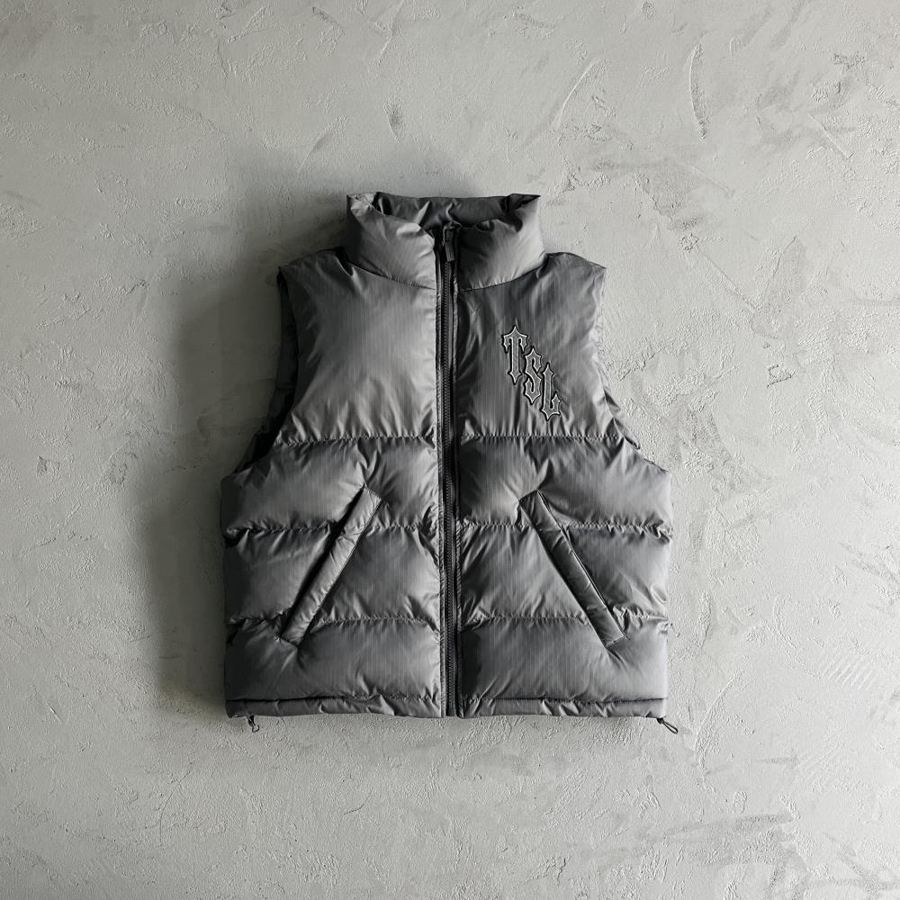 Trapstar Shooters Gilet - Grey/Reflective Ironleague