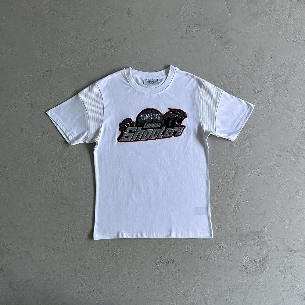 Trapstar Shooters Short Set - White/Grey Ironleague