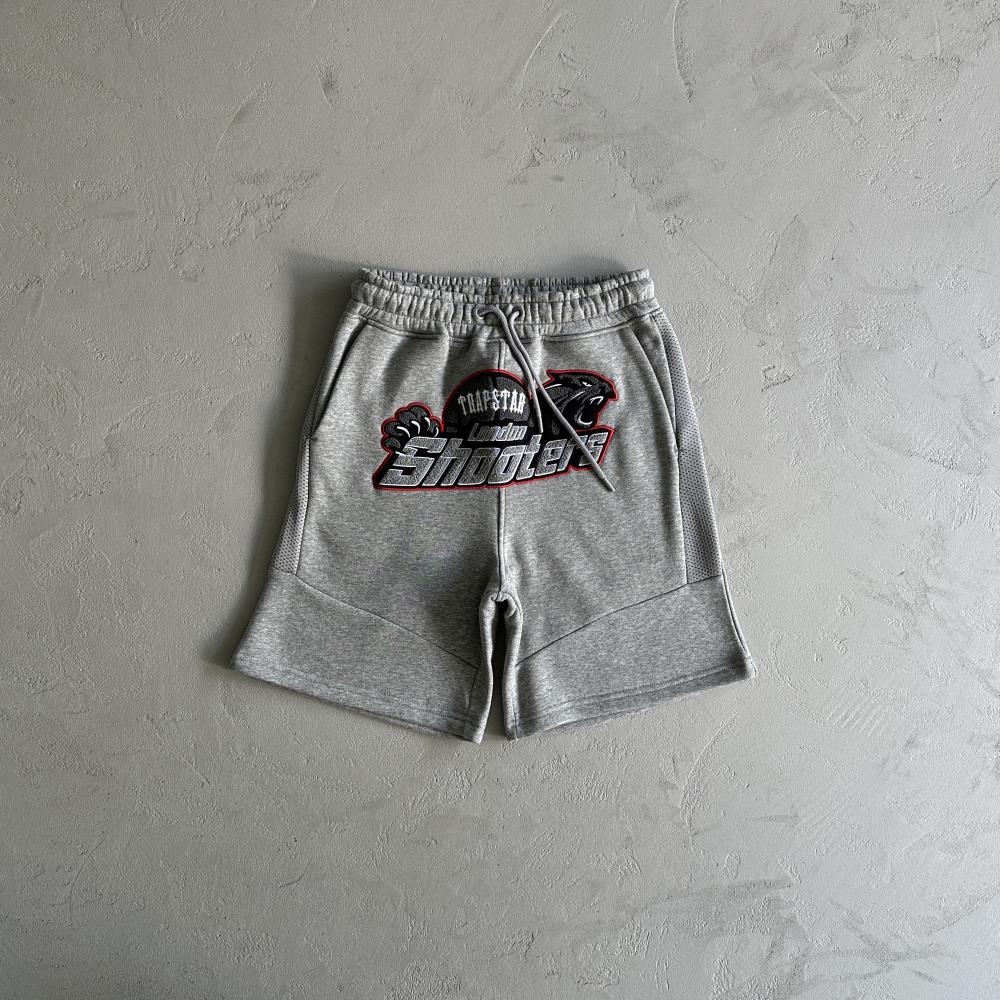 Trapstar Shooters Short Set - White/Grey Ironleague