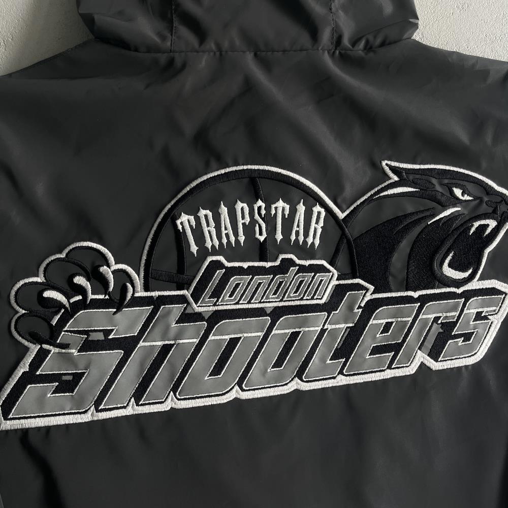Trapstar Shooters Windbreaker - Black/Reflective Ironleague