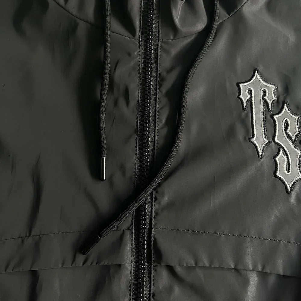 Trapstar Shooters Windbreaker - Black/Reflective Ironleague