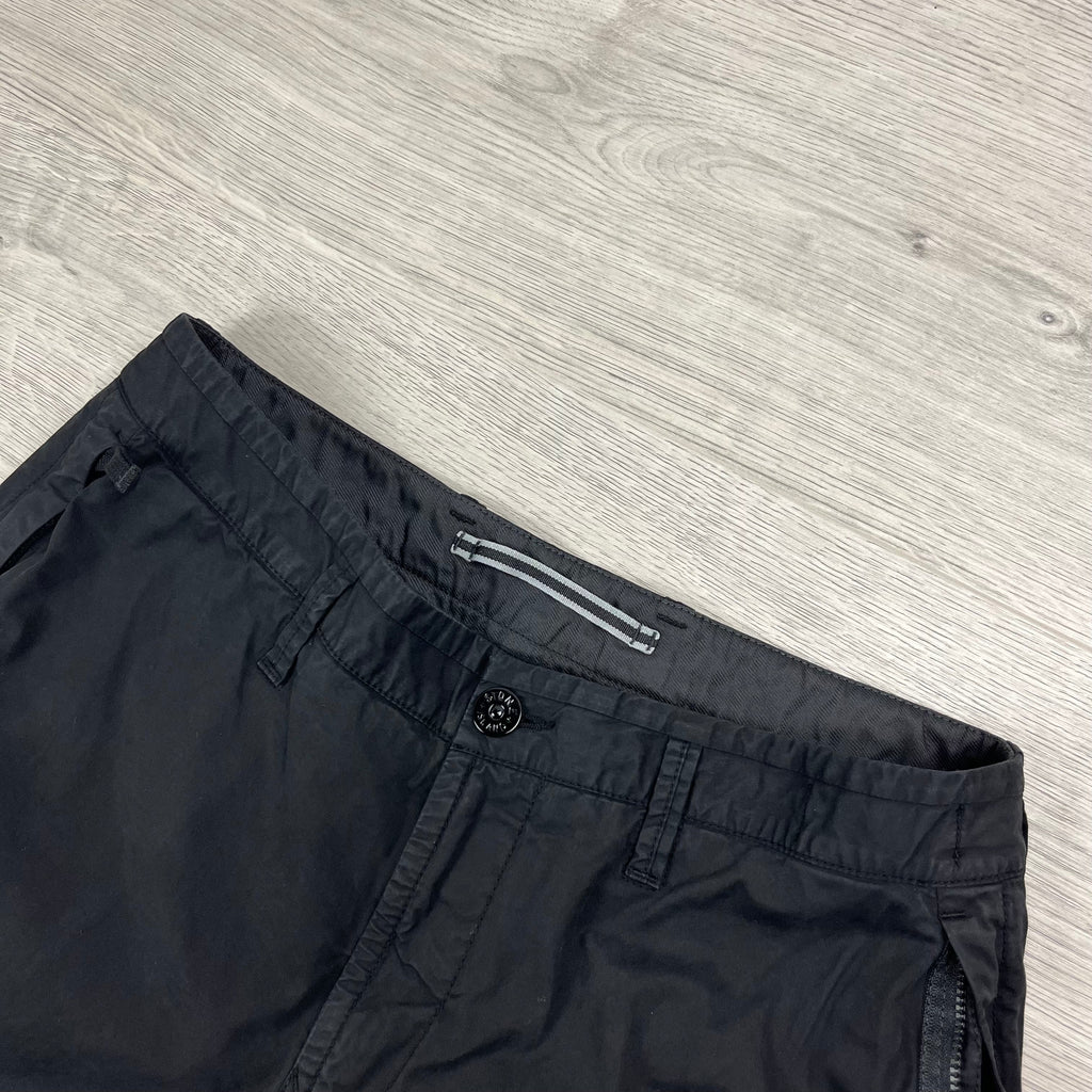 Stone Island Cargo Shorts - Black Ironleague