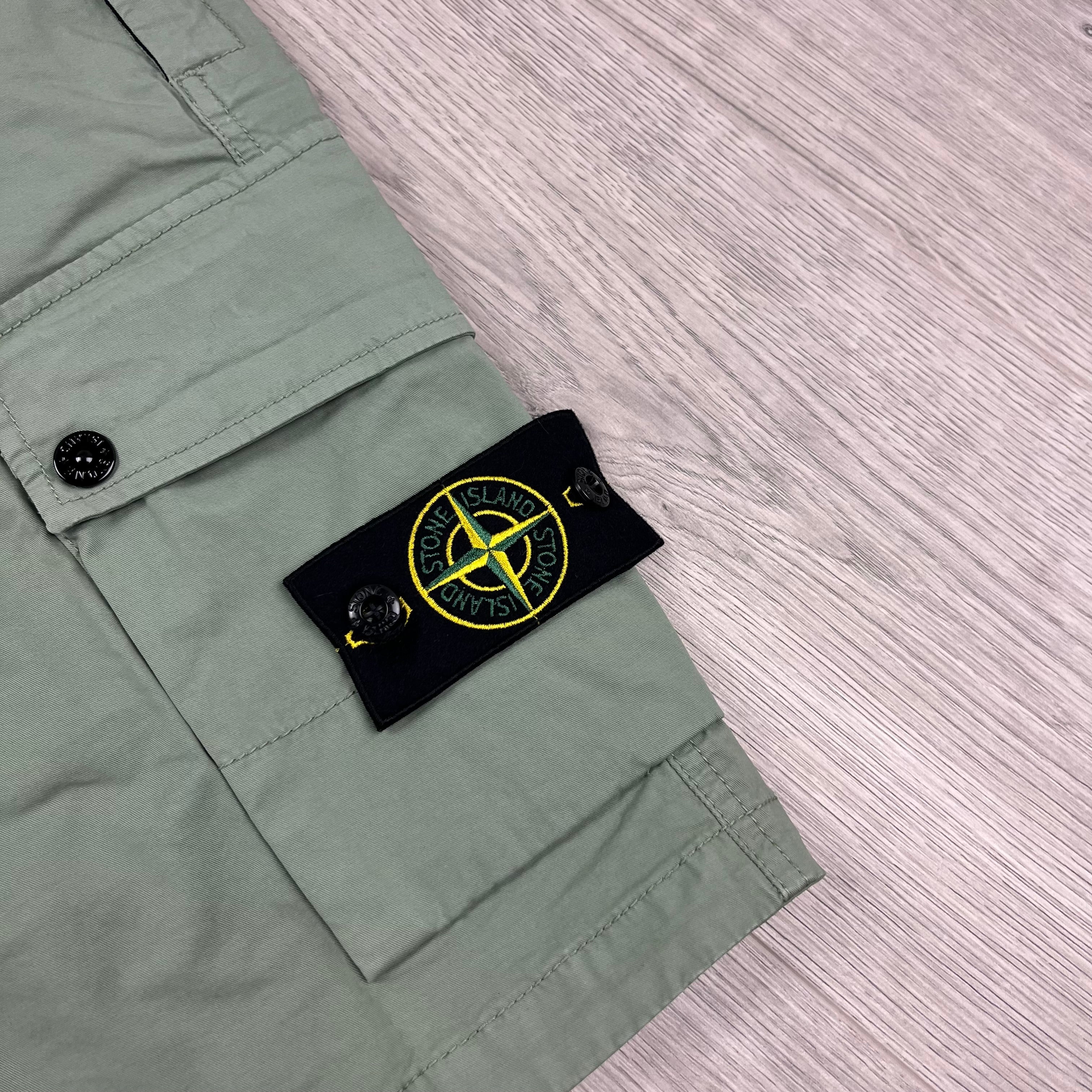 Stone Island Cargo Shorts - Sage Ironleague