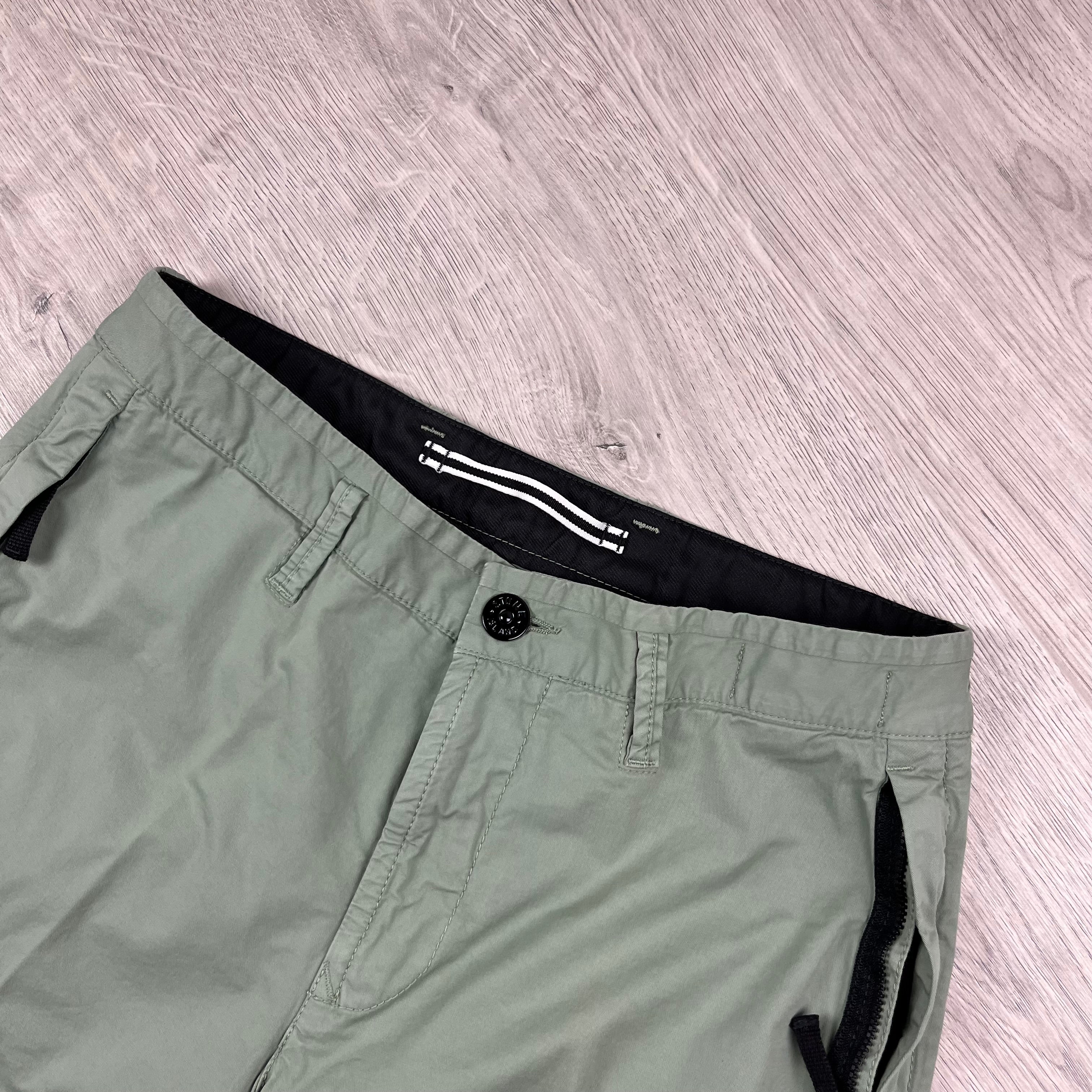 Stone Island Cargo Shorts - Sage Ironleague