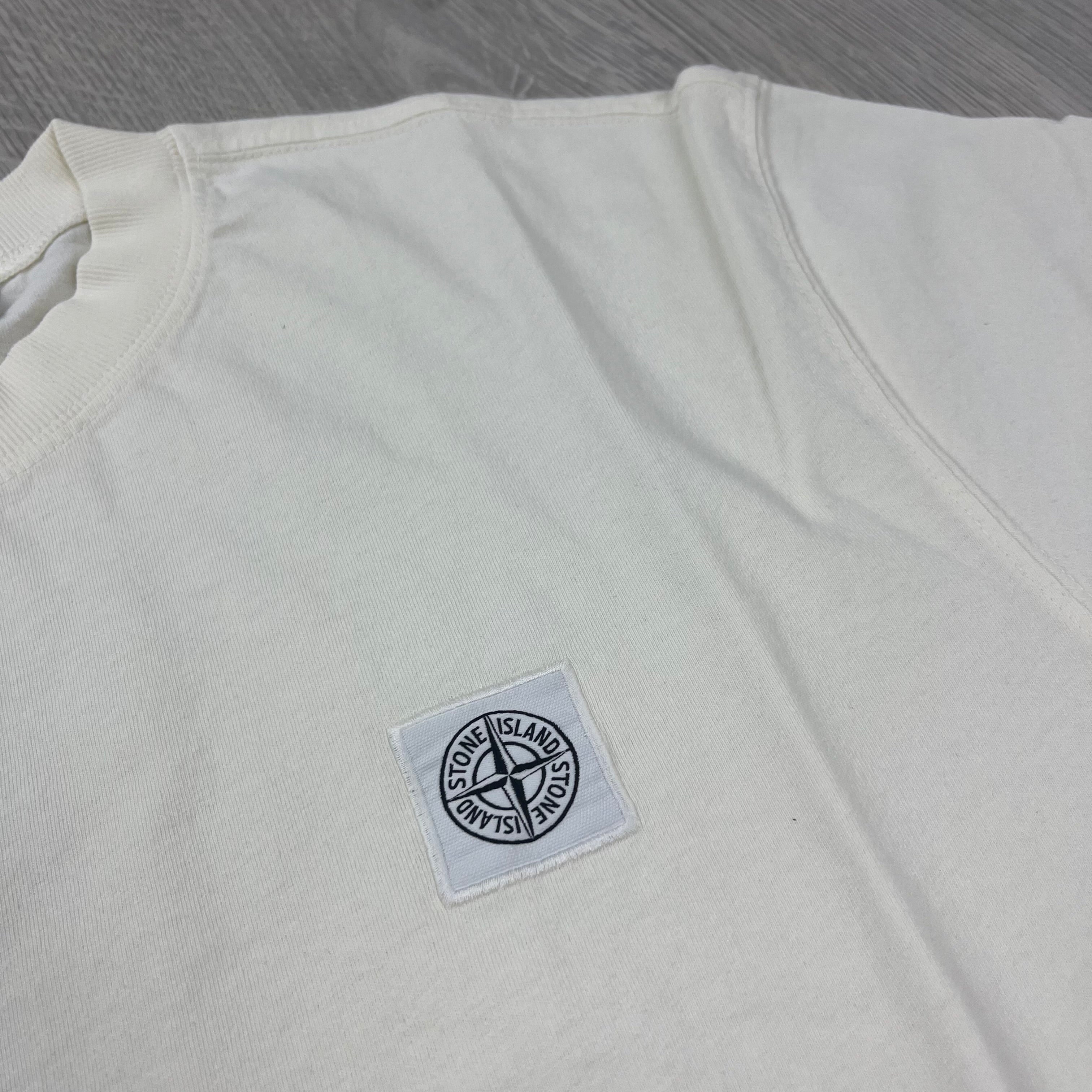 Stone Island Patch T-Shirt - Ivory Ironleague
