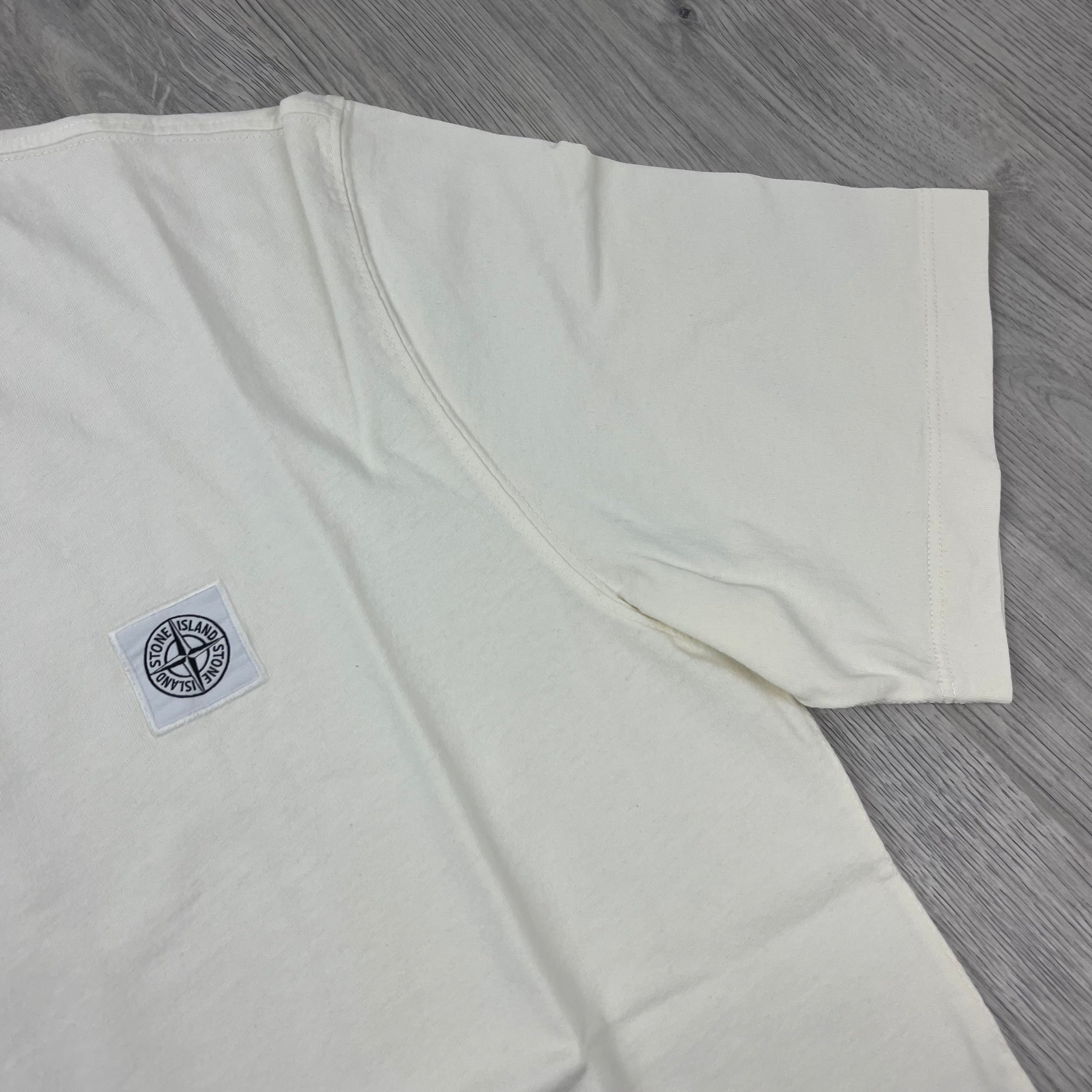 Stone Island Patch T-Shirt - Ivory Ironleague