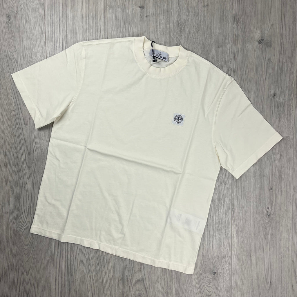 Stone Island Patch T-Shirt - Ivory Ironleague